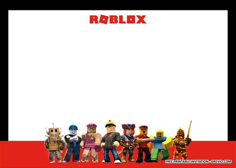 (FREE PRINTABLE) – ROBLOX Birthday Party Kits Templates | Birthday ...