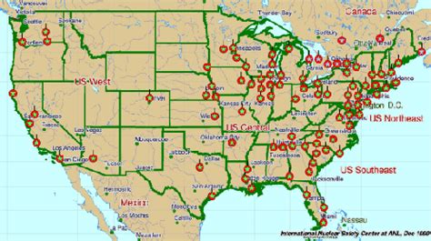 Nuclear Power Plants In The Us Map – Canada Map