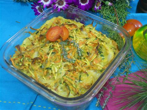 Gratin de carottes et courgettes - Nutri Bonheur