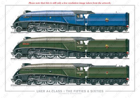 Locos in Profile | LNER A4 Class - The Thirties (No. 60027 Merlin, No ...