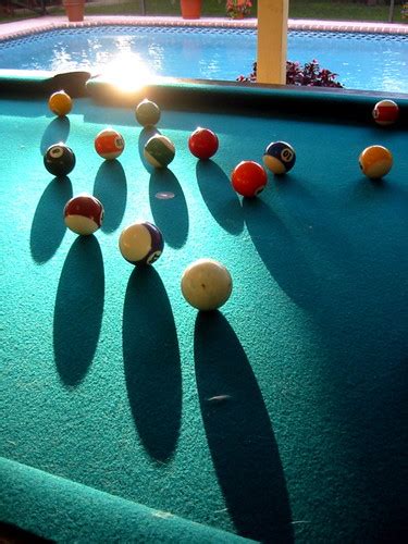 Brendan's pool table shot | Andrew's pool table finally got … | Flickr