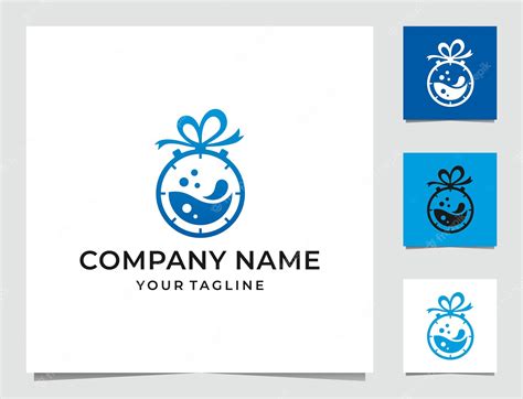 Premium Vector | Modern laundry emblem logo design