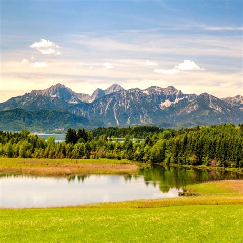 panoramic landscape of a lake in Bavaria, Germany - Travel Off Path