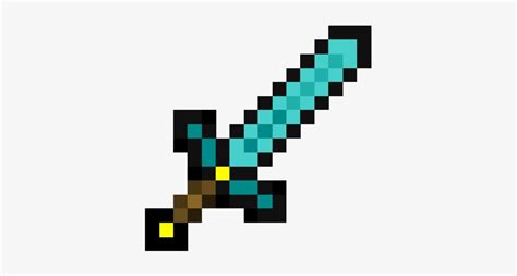 16x16 Diamond Sword - Minecraft Sword Transparent PNG - 359x359 - Free Download on NicePNG