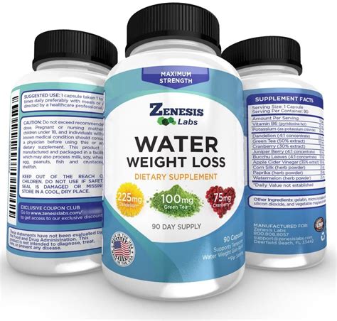 Natural Water Weight Loss Pills | Zenesis Labs