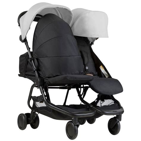 Mountain Buggy Nano Duo - Silver - OUT & ABOUT-Strollers : Kid Republic - Mountain Buggy Supplier