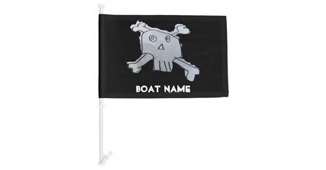 Custom Pirate Boat Flag | Zazzle