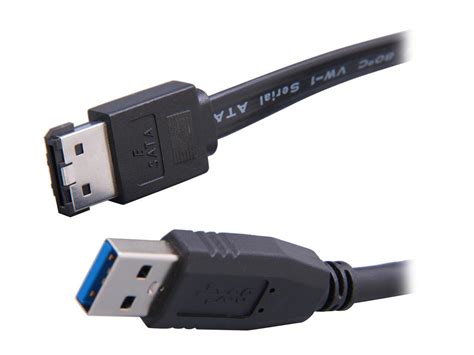 StarTech.com USB3S2ESATA 3 ft SuperSpeed USB 3.0 to eSATA Cable Adapter ...