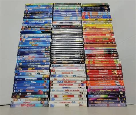 WHOLESALE LOT 100+ DVDs Kids & Family Children's Baby Pixar Disney Barbie Potter £36.35 ...