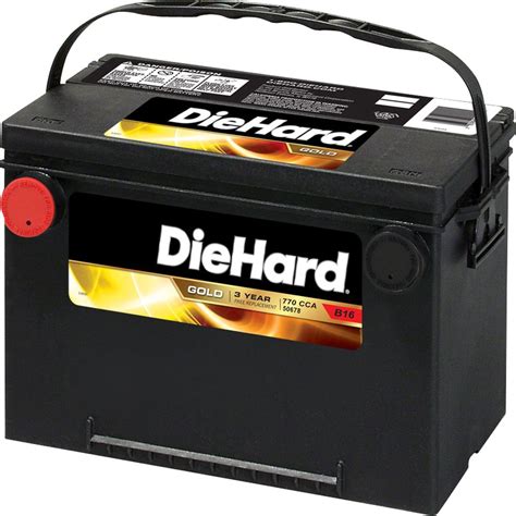 DieHard Gold Car Battery Size 78: Reliability From Sears