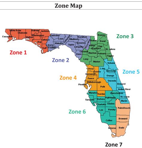 Brevard County Evacuation Zone Map