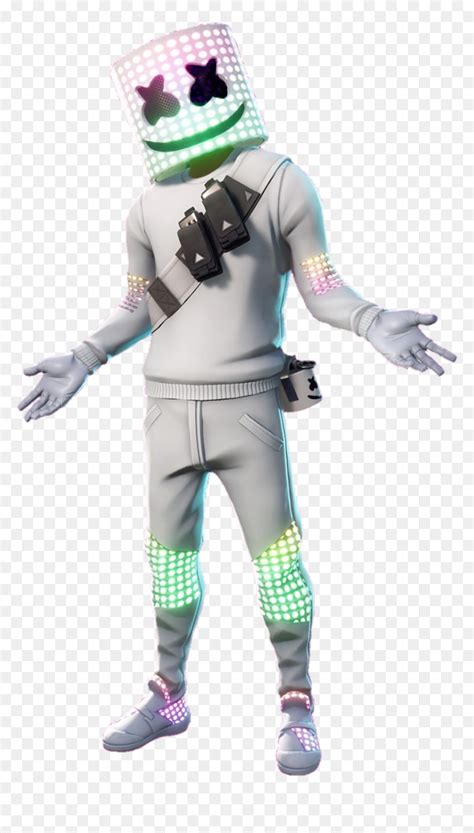 Marshmello Fortnite Skin, HD Png Download - vhv