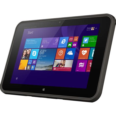 HP Pro Tablet 10 EE G1 Tablet, 10.1", Atom Z3735F Quad-core (4 Core) 1.33 GHz, 2 GB RAM, 64 GB ...