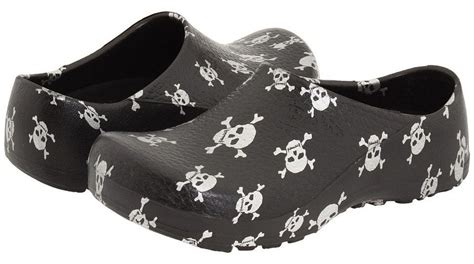 Birkenstock Chef Shoes - Profi Birki Black Skull - Kitchen / Nurse ...