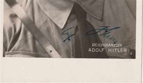 ADOLF HITLER SIGNED PHOTO-REDUCED | SJS Militaria