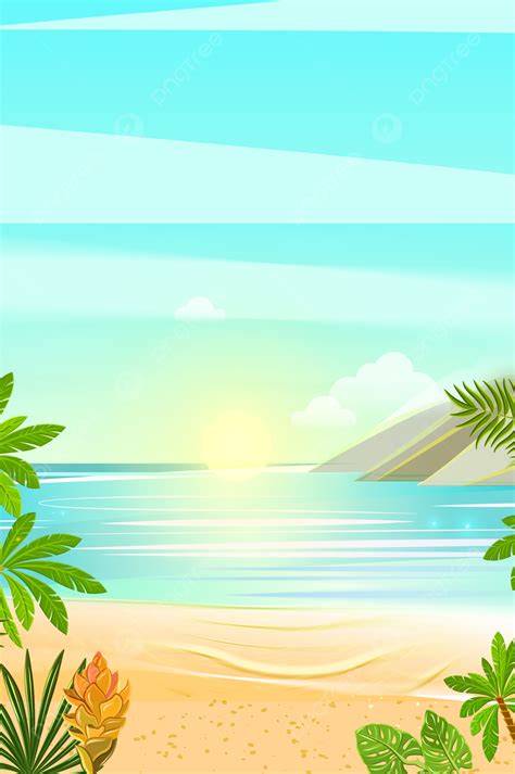 Minimal Summer Beach Travel Hd Background Wallpaper Image For Free Download - Pngtree