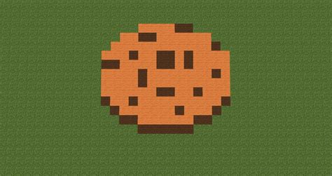 Cookie Pixel Art Minecraft Project