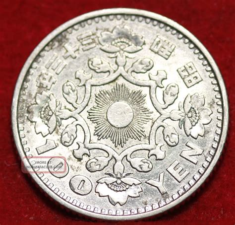 Japan 100 Yen Silver Foreign Coin S/h