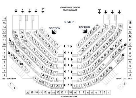 Howard Theatre Seating Chart