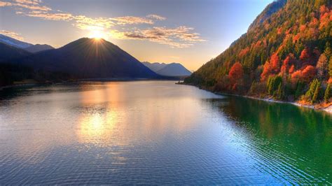 Autumn Sunrise Over Lake Wallpapers - Wallpaper Cave