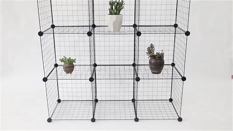 Metal Wire Cube Storage,6-cube Shelves Organizer,Stackable Storage Bins - Buy Metal Wire Cube ...