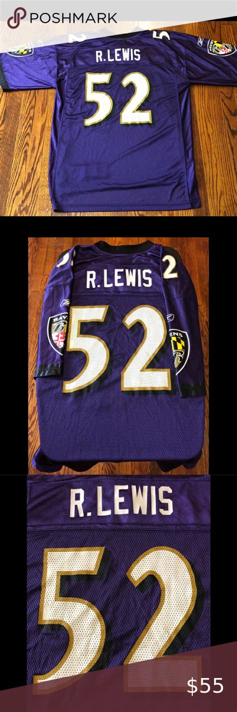 Ray Lewis Ravens Jersey, Men's Size L in 2020 | Ravens jersey, Ray ...