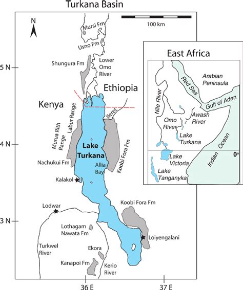 Lake Turkana Map