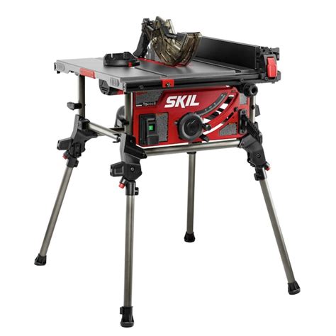 SKIL 10-in 15-Amp 120-Volt Corded Portable Jobsite Table Saw with Folding Stand TS6307-00 at ...