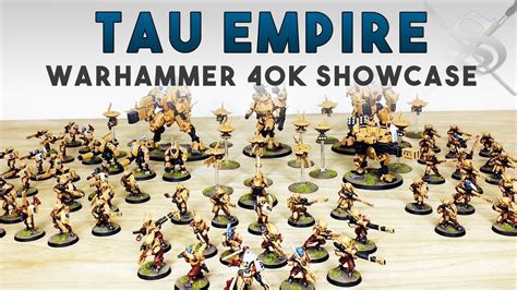 WARHAMMER 40K Tau Army Showcase - Miniature Painting - YouTube