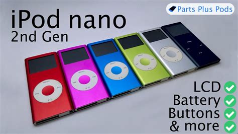 Apple iPod Nano 2nd Gen Ultimate Repair Guide Battery LCD Buttons In Depth - YouTube