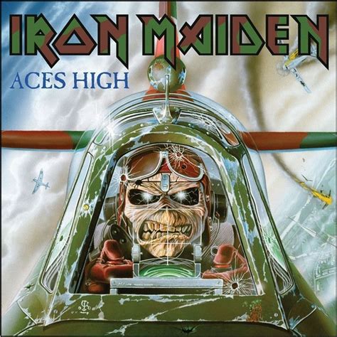 Iron Maiden - Aces High on Limited Edition 7" | Iron maiden eddie, Iron maiden album covers ...