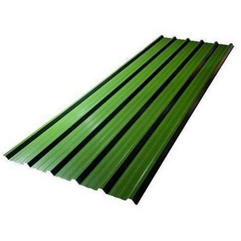 Color Coated 0.50Mm Green Ms Roofing Sheet at Rs 119/kg in Bhopal | ID ...