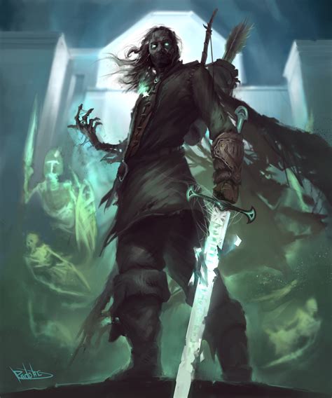 ArtStation - Necromancer Aragorn, Radoartcraft | Necromancer, Dark ...