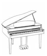 Kolorowanka Pianino  Kolorowanki dla Dzieci Do Druku sketch template