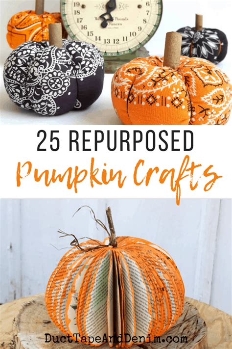 21 Easy Pumpkin Crafts You Can Make from Junk: DIY Fall Decor