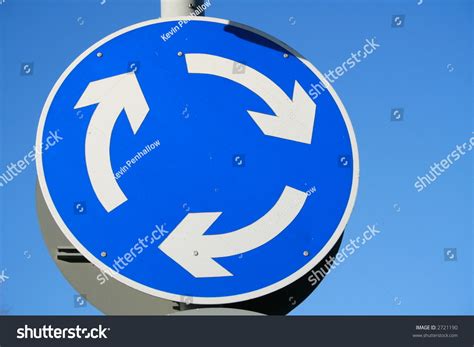 Mini roundabout sign Images, Stock Photos & Vectors | Shutterstock