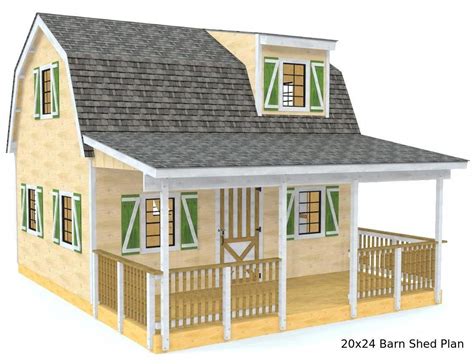 Barn Shed Plan (3‑Sizes) | Small shed plans, Barns sheds, Building a shed