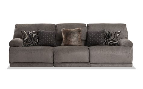 Triple Reclining Sofa Fabric | Baci Living Room