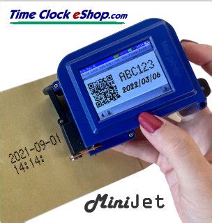 Time Stamp Machine - Electronic Date and Time Stamp Handheld