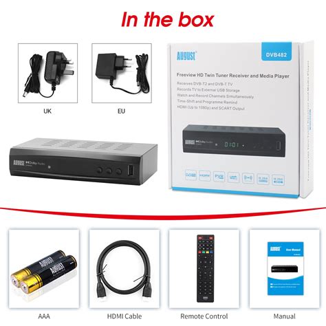 Freeview HD Dual-Tuner PVR Record & Watch | August DVB482 – iDaffodil