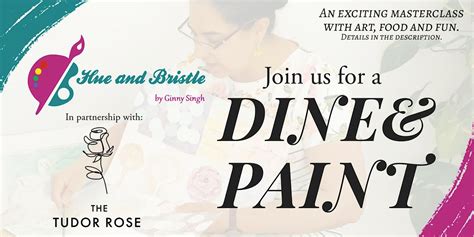 Dine & Paint @ The Tudor Rose, The Tudor Rose, Coulsdon, 27 April 2024 | AllEvents.in