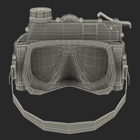 camera mask scuba series 3d model