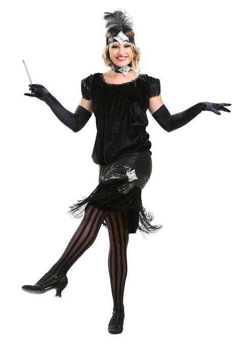 Deluxe Velvet Flapper Costume