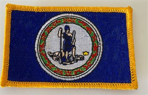 Virginia State Flag Patch 2.25" x 3.5" | eBay