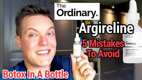 MAXIMUM ANTI AGING - How To Use The Ordinary Argireline Solution 10 - YouTube