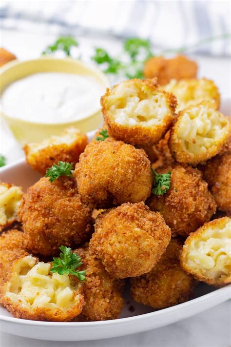 Fried Mac and Cheese Bites - Cooking For My Soul