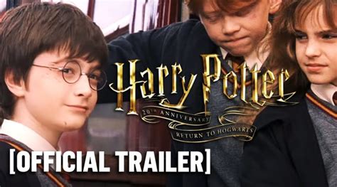 Harry Potter 20th Anniversary: Return To Hogwarts - Official Trailer ...