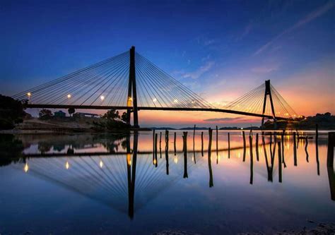 Jembatan Barelang Batam di Malam Hari - Rudi Tour