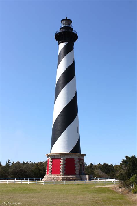 Cape Hatteras Lighthouse located in Buxton on the Outer Banks of North ...