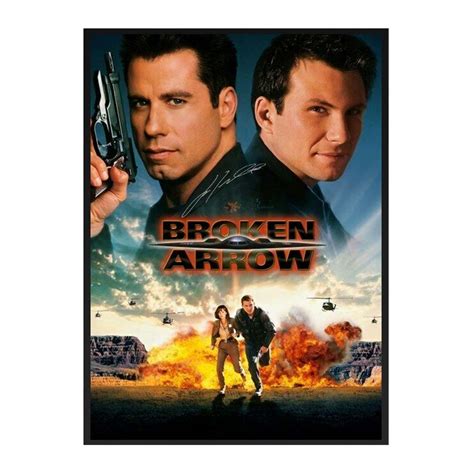 John Travolta - Signed & Framed Broken Arrow Movie Poster | Taylormade Memorabilia | Sports ...